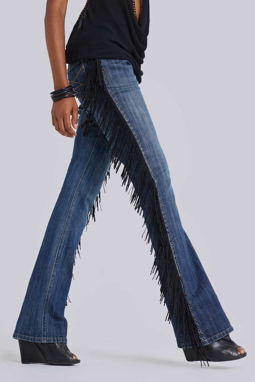 Fringe Bootcut Jeans