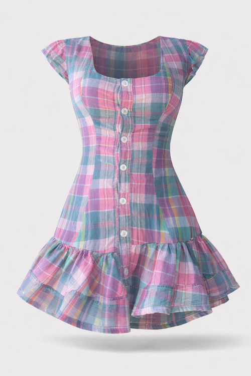 Plad Dress