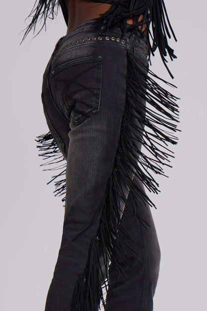 Fringe Bootcut Jeans!